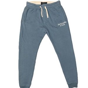 Abercrombie & Fitch Blue Fleece Joggers